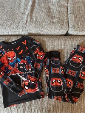 Spiderman boys halloween pajama set
